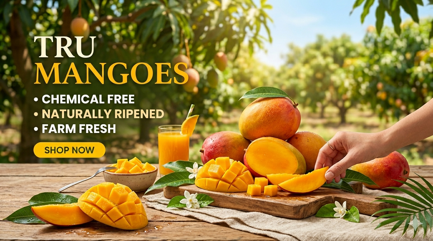 Fresh premium mango harvest by TruMangoes